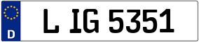 Truck License Plate
